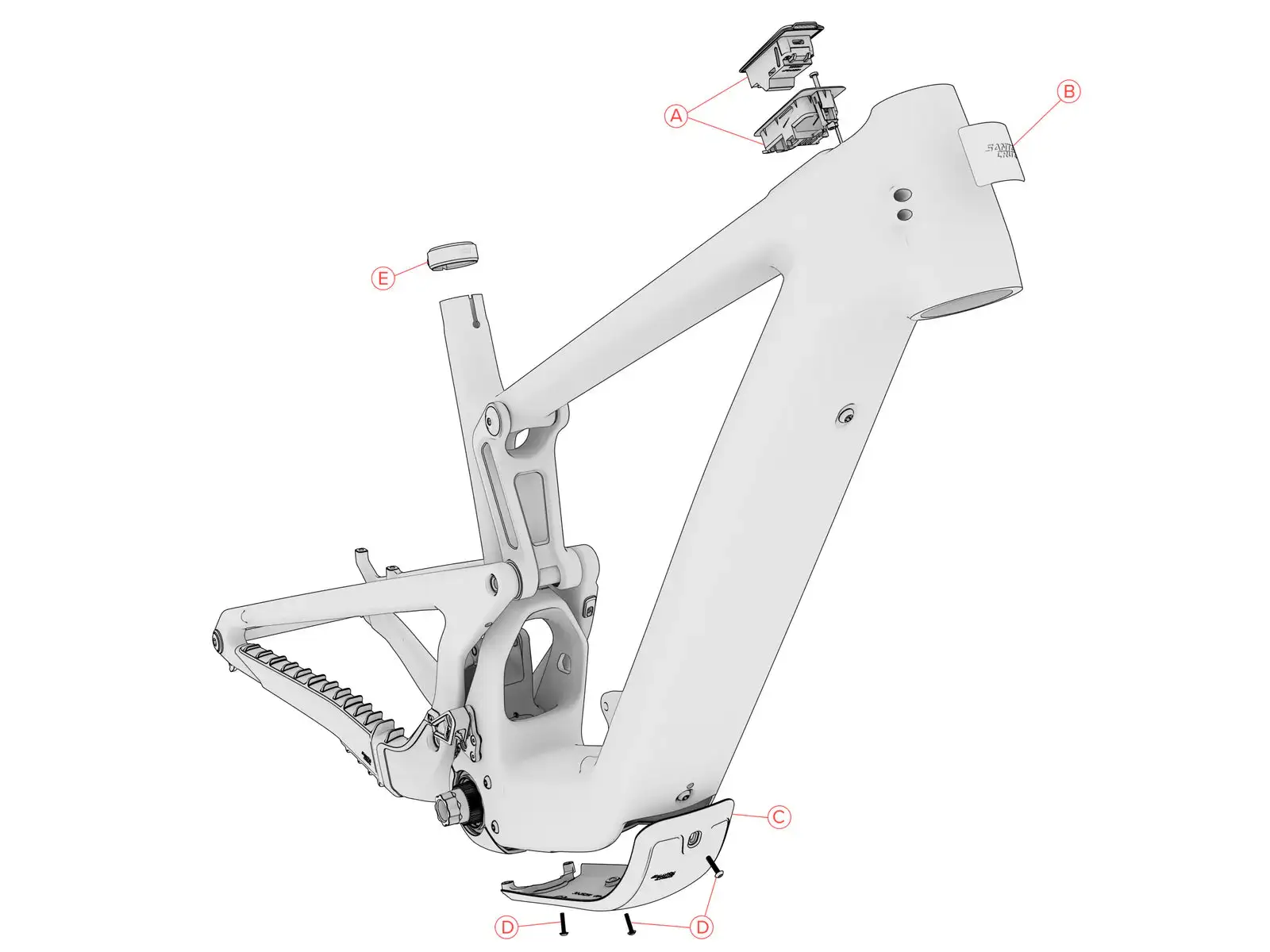 Downtube Protector Heckler SL (SM, MD, LG) - Image 2